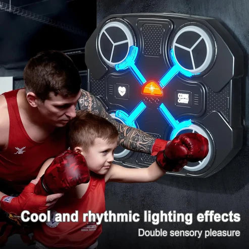 Smart Musical Boxing Machine for Kids – Interactive Wall-Mounted Punching Game