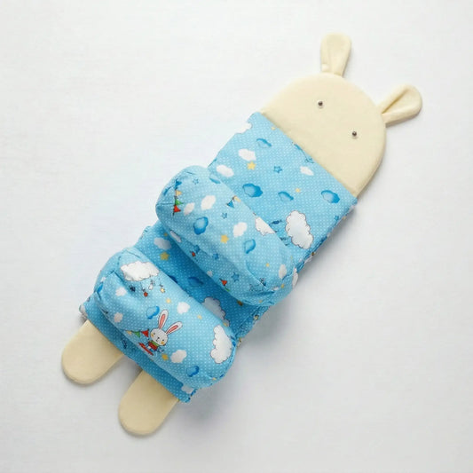 Bunny-Themed Baby Head Shaping Pillow – Ergonomic Support
