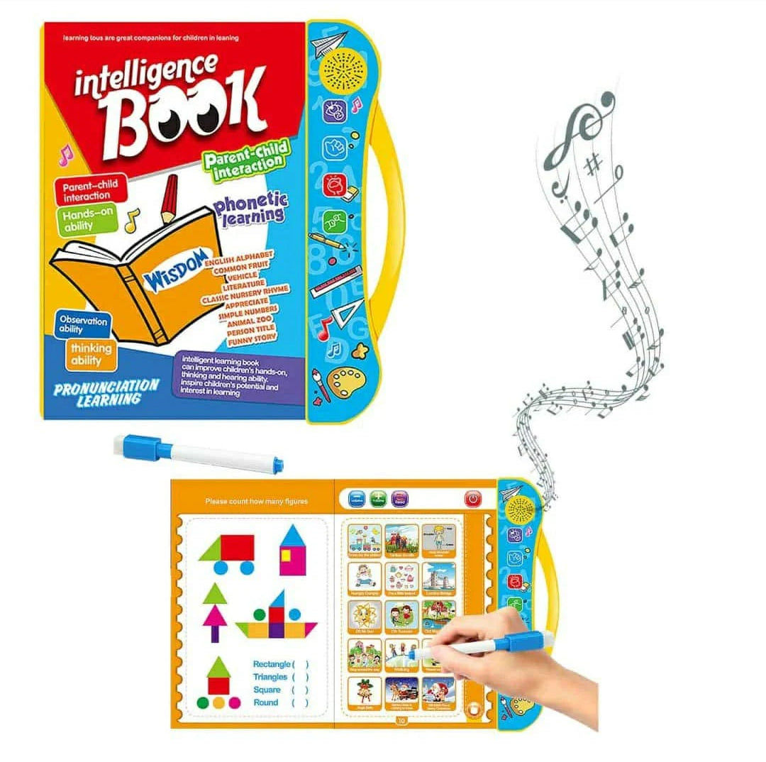 Interactive Electronic Phonetic Learning Book for Toddlers