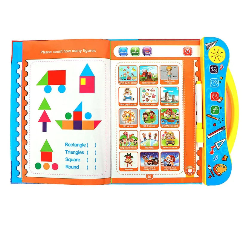 Interactive Electronic Phonetic Learning Book for Toddlers