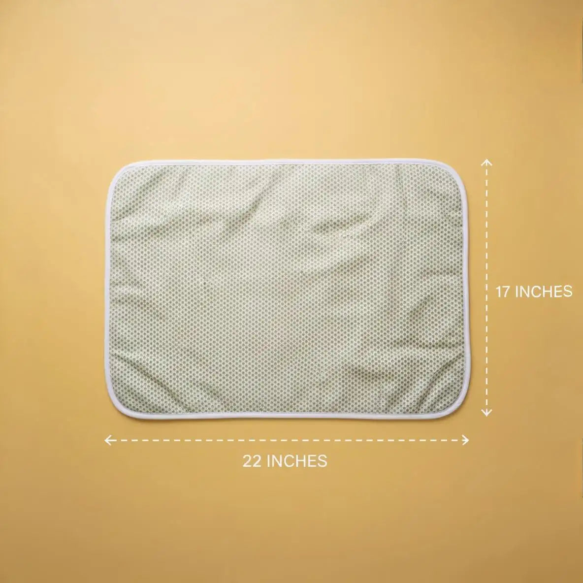 Organic Cotton Baby Changing Mat - Soft & Absorbent Diaper Pad