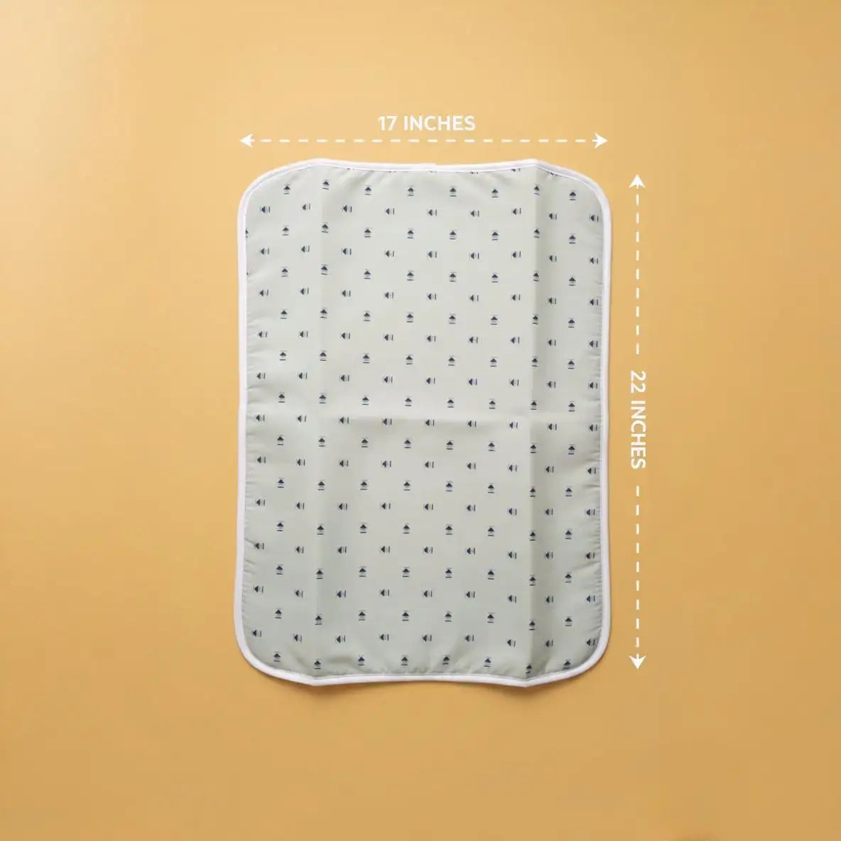 Organic Cotton Baby Changing Mat - Soft & Absorbent Diaper Pad