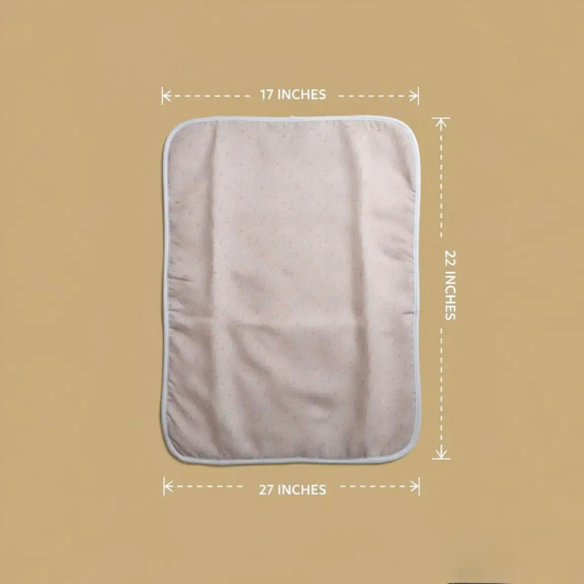 Organic Cotton Baby Changing Mat - Soft & Absorbent Diaper Pad