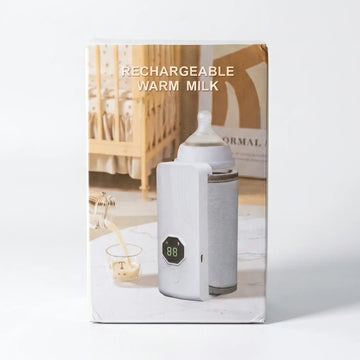 Portable Rechargeable Baby Feeder Warmer - Travel-Friendly Milk Heater