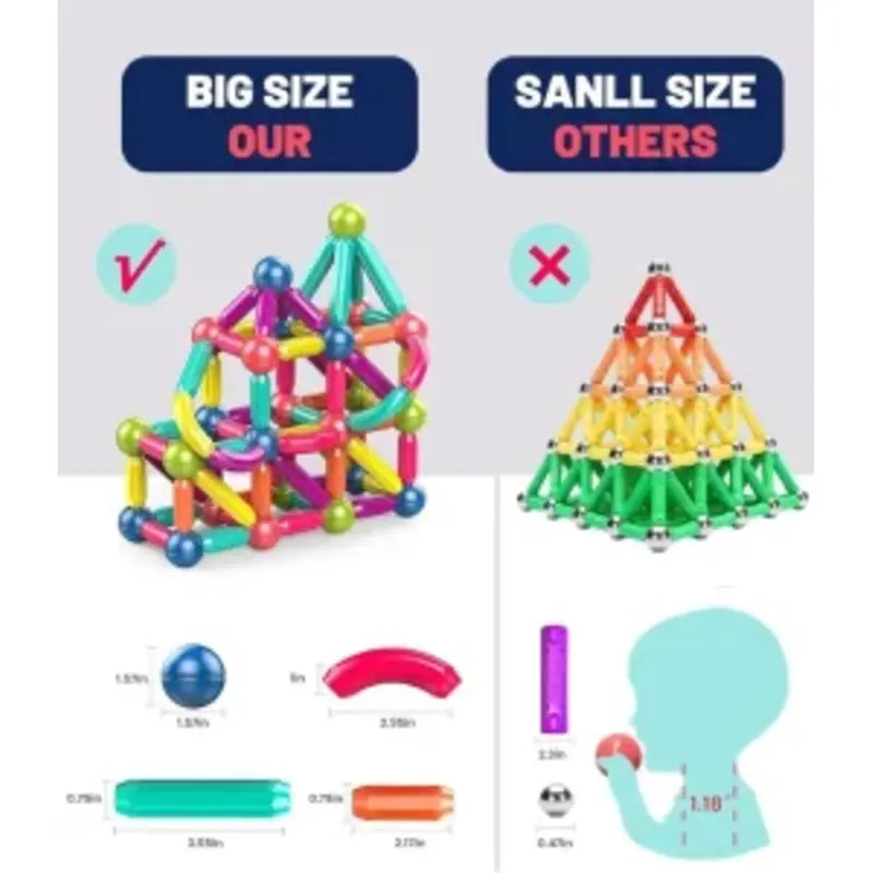 Colorful Magnetic Building Blocks