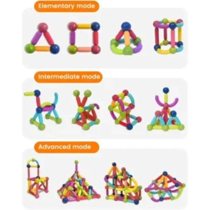Colorful Magnetic Building Blocks
