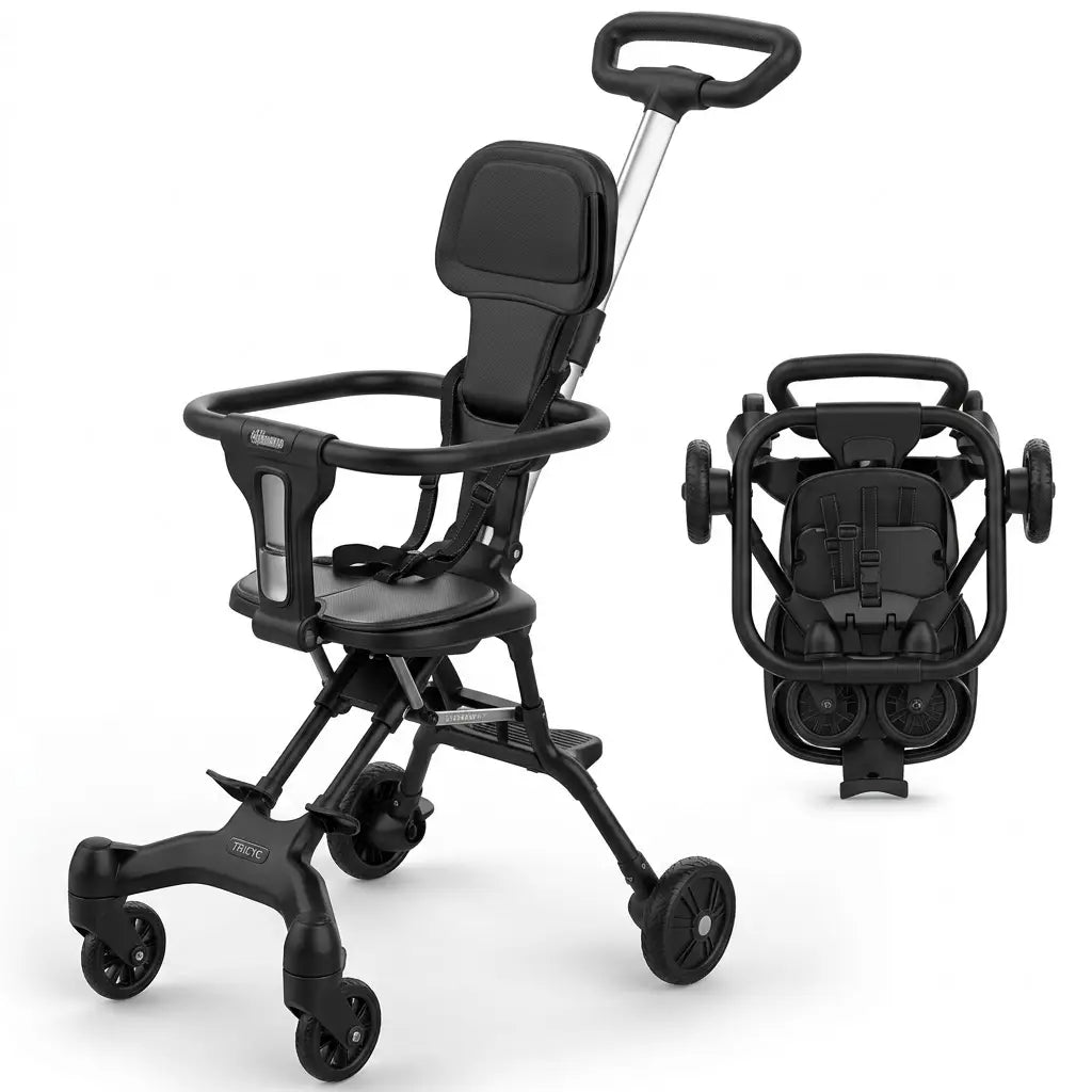 High-Landscape Foldable Baby Stroller