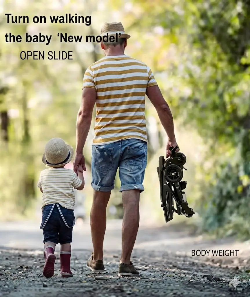 High-Landscape Foldable Baby Stroller